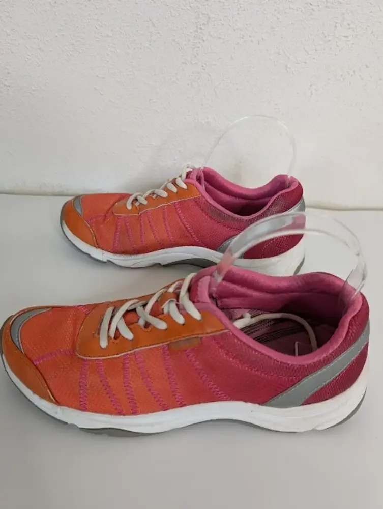 Vionic Alliance Walking‎ Sneakers Womens Shoe Size 8 Comfort Pink Orange 1st Ray